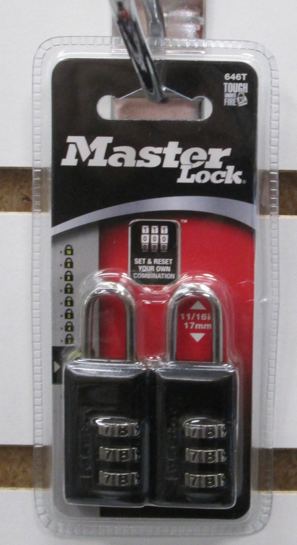 Master 600 Series Resettable Padlock
