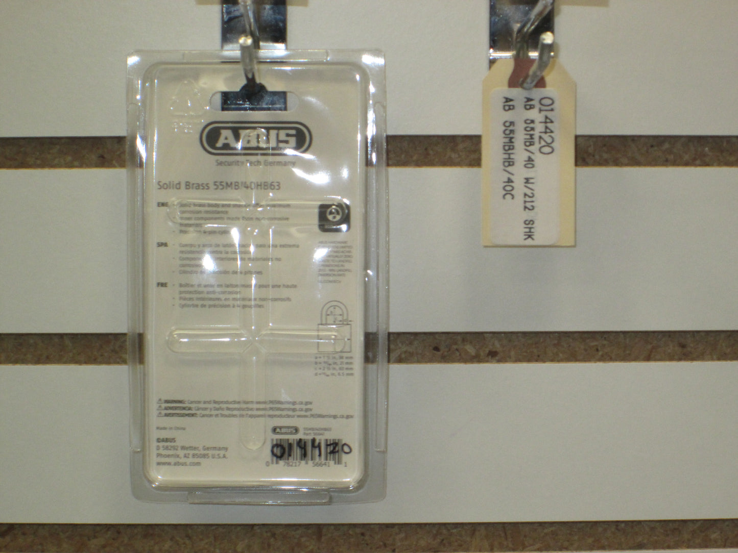 ABUS 55 Series Brass Padlocks