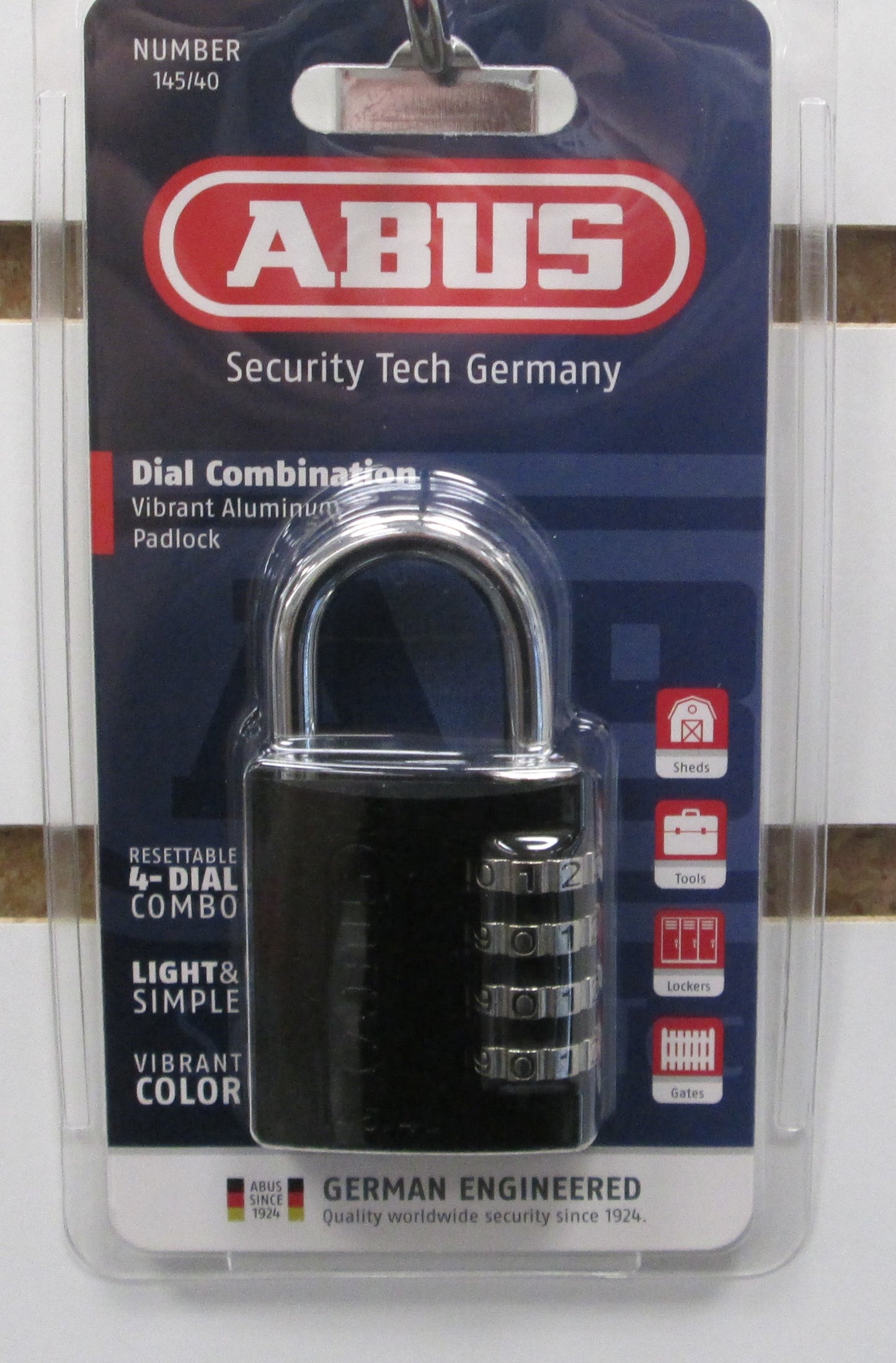 ABUS 4 Wheel 145/40 Locker Lock
