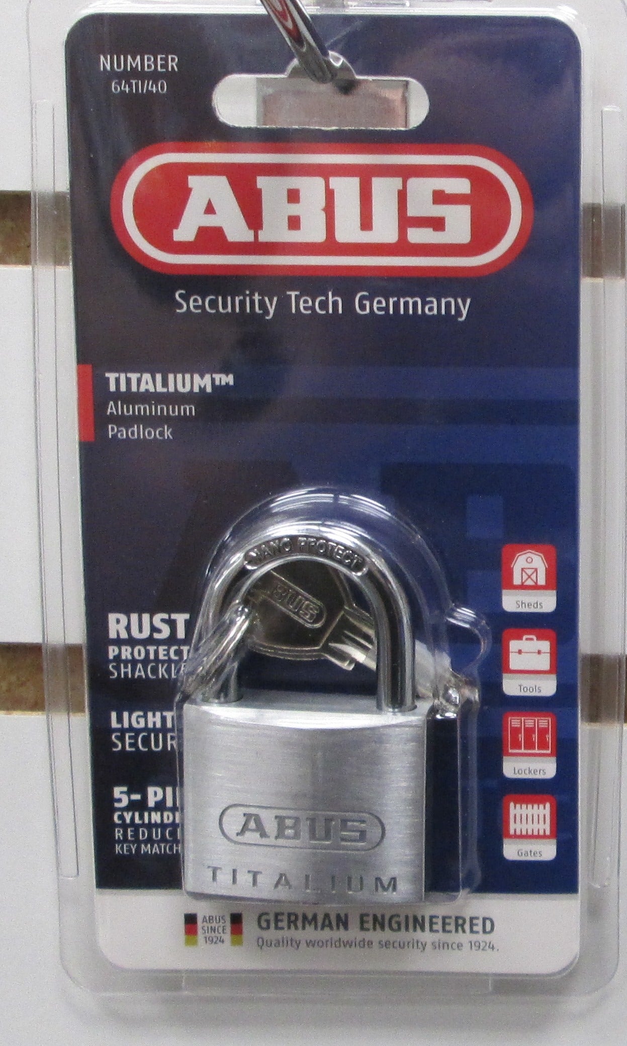ABUS 64TI Titalium Series