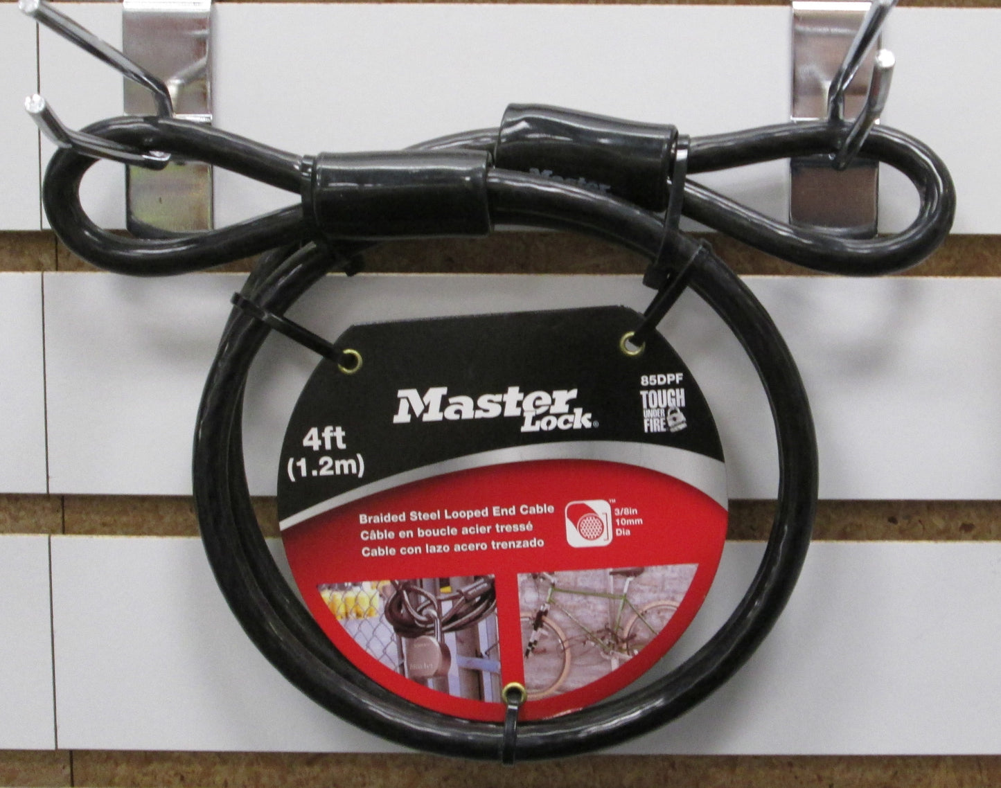 Master Lock 85DPF 4 Foot Cable Lock