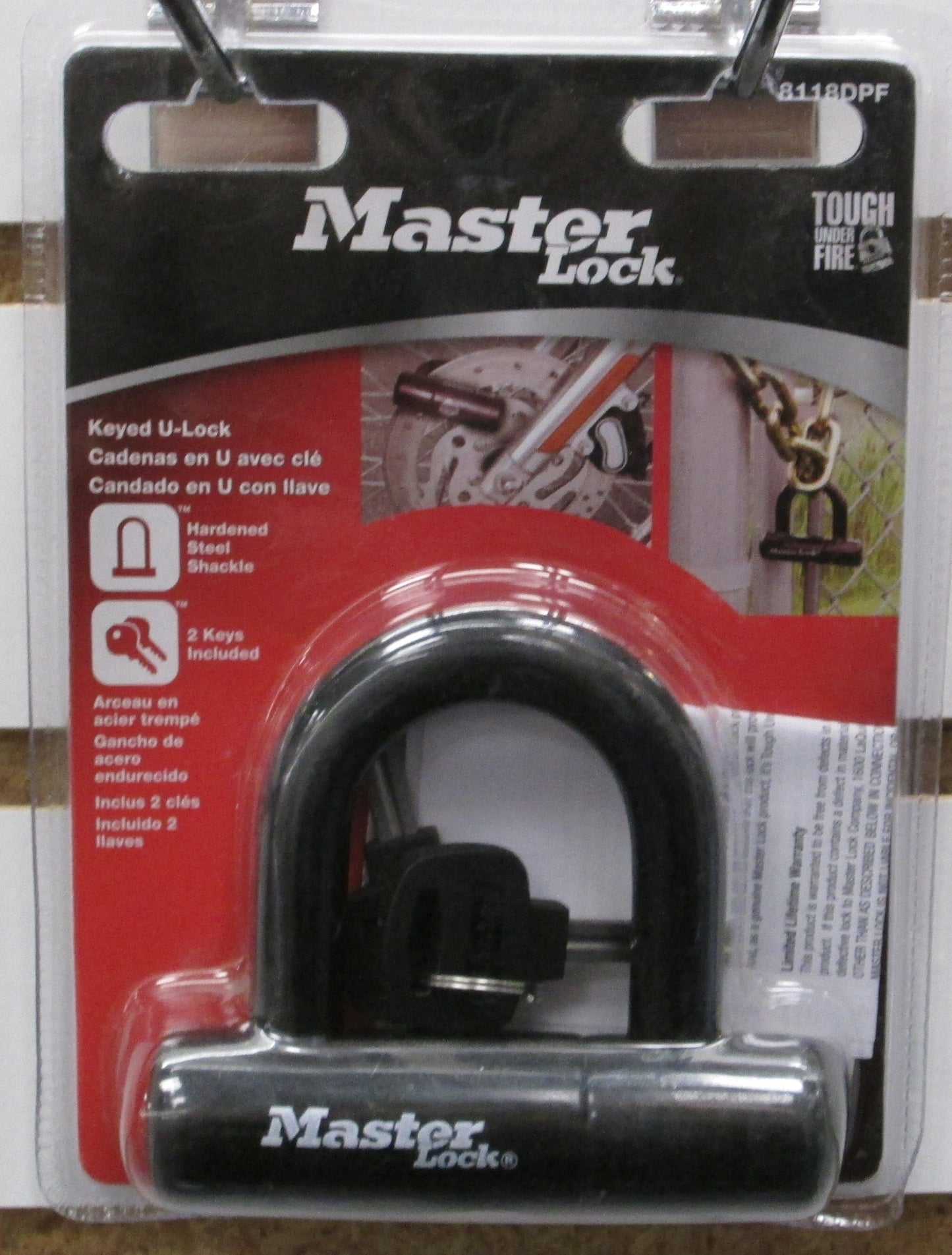 Master Lock 8118DPF Mini U-lock