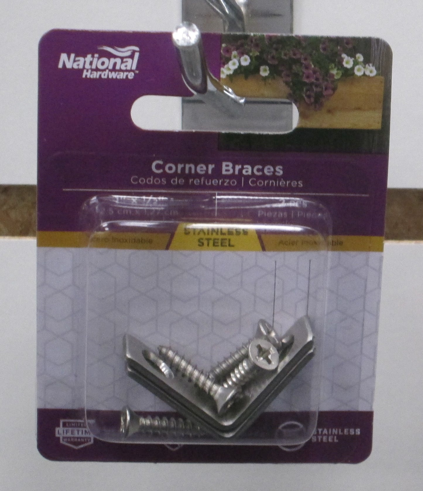 National Hardware Corner Brace