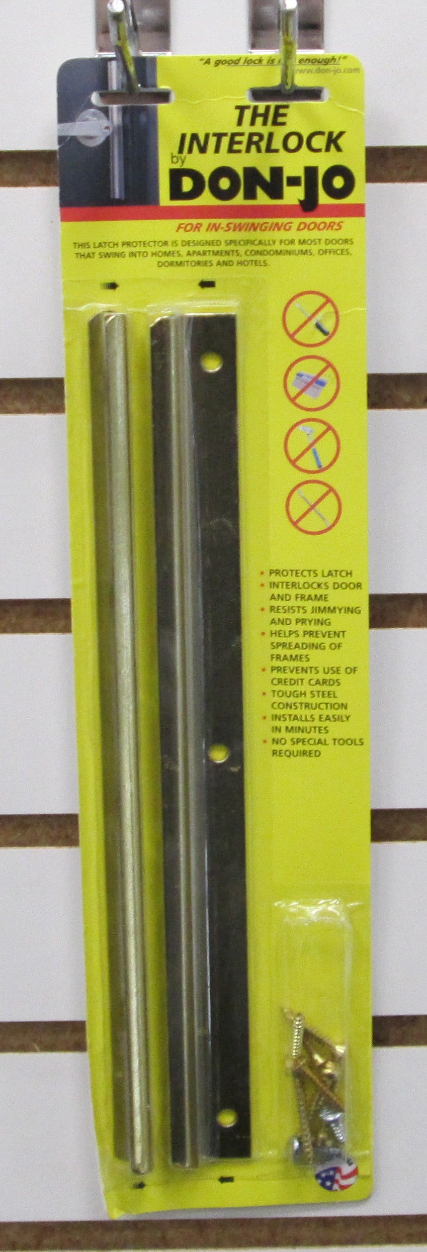 Don Jo ILP-212 12 Inch Inswinging Door Latch Protector