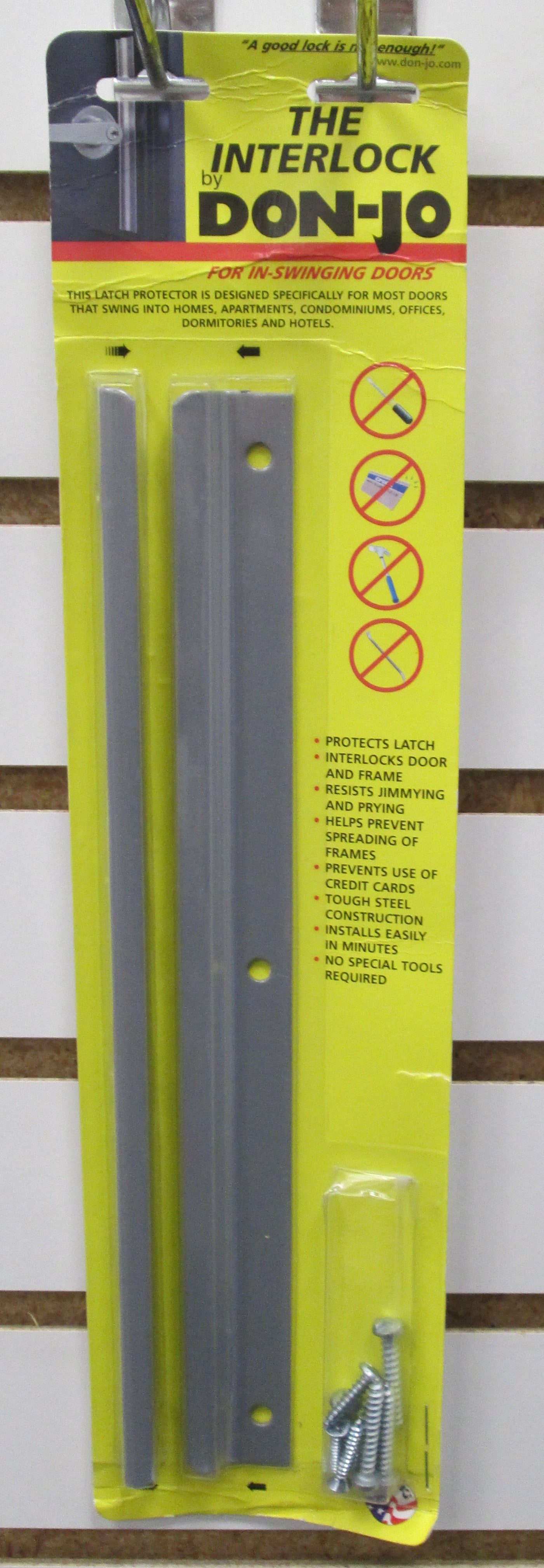 Don Jo ILP-212 12 Inch Inswinging Door Latch Protector