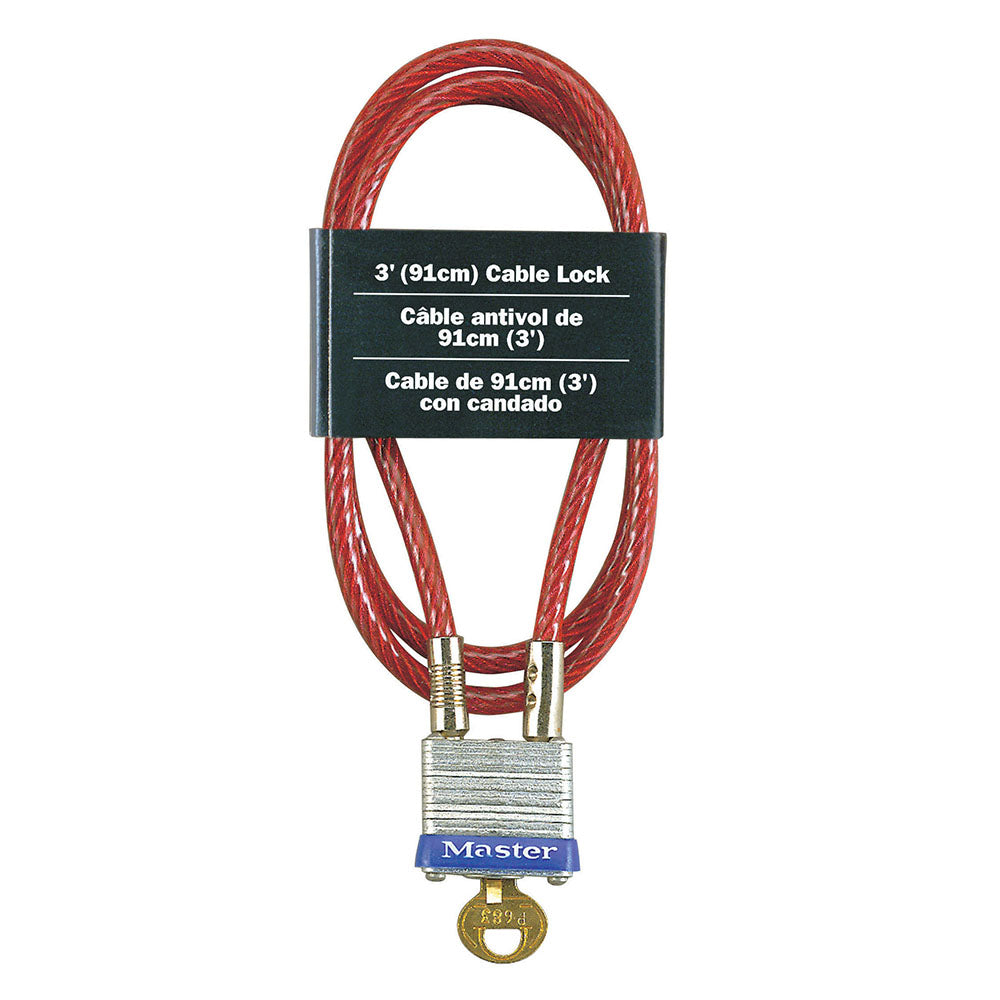 Master Lock 719D Cable with Padlock