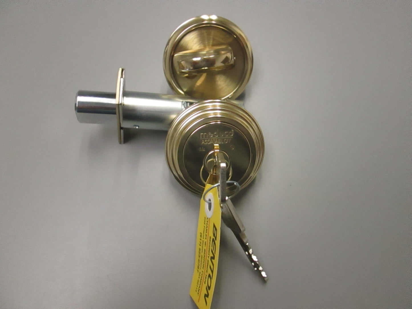 Medeco Double Cylinder Maxum Deadbolt Captive Thumbturn Residential