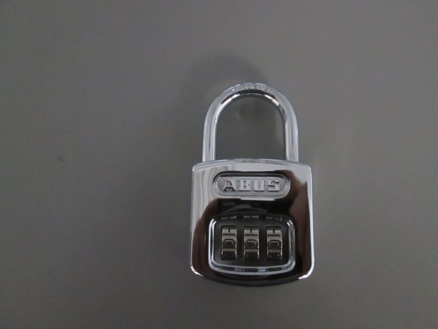ABUS 160/40 High Gloss Chrome Prestige Combination Padlock