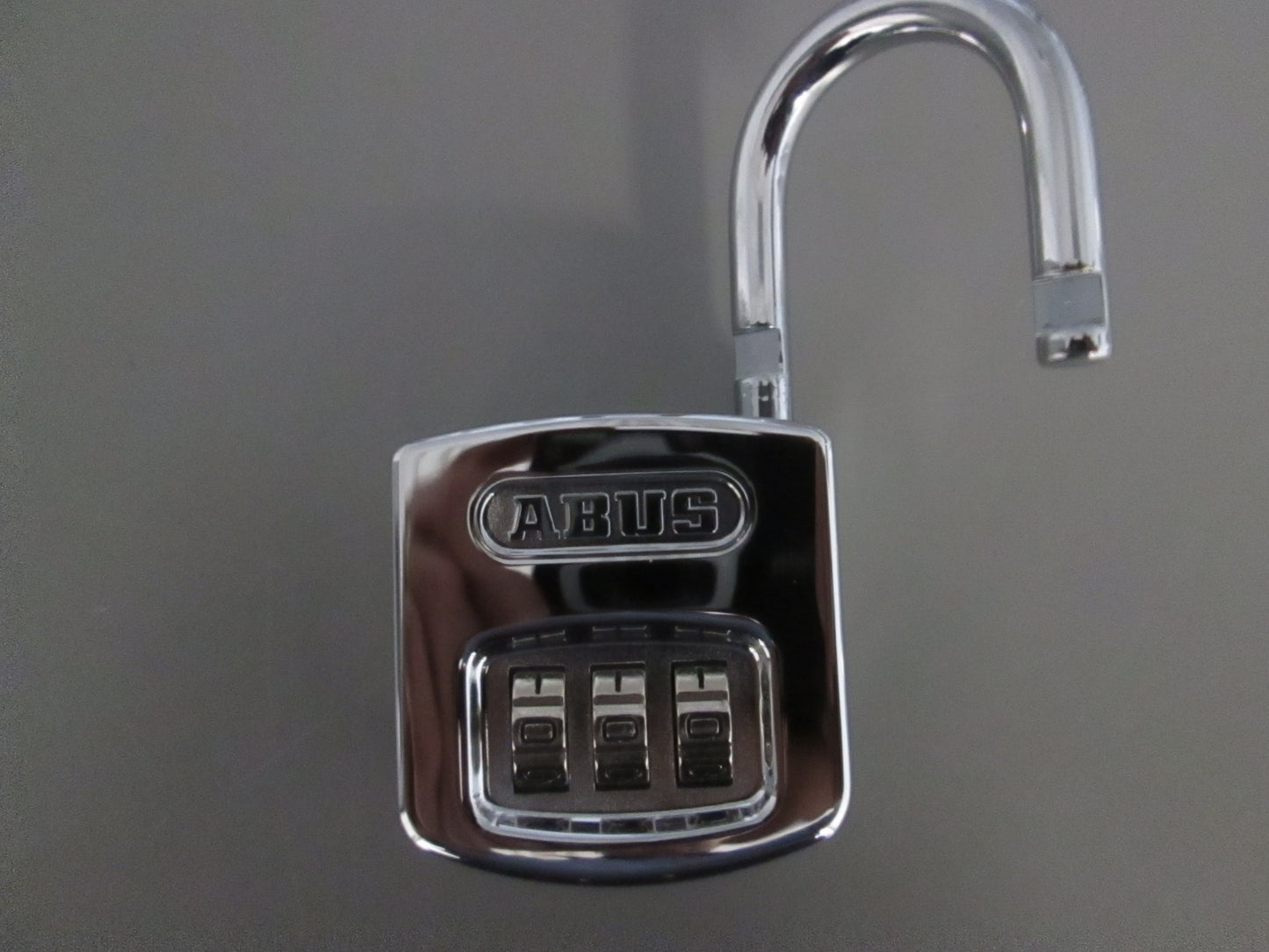 ABUS 160/40 High Gloss Chrome Prestige Combination Padlock