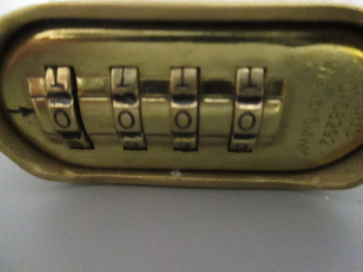 ABUS 180/50 Weatherproof Brass Combination Padlock