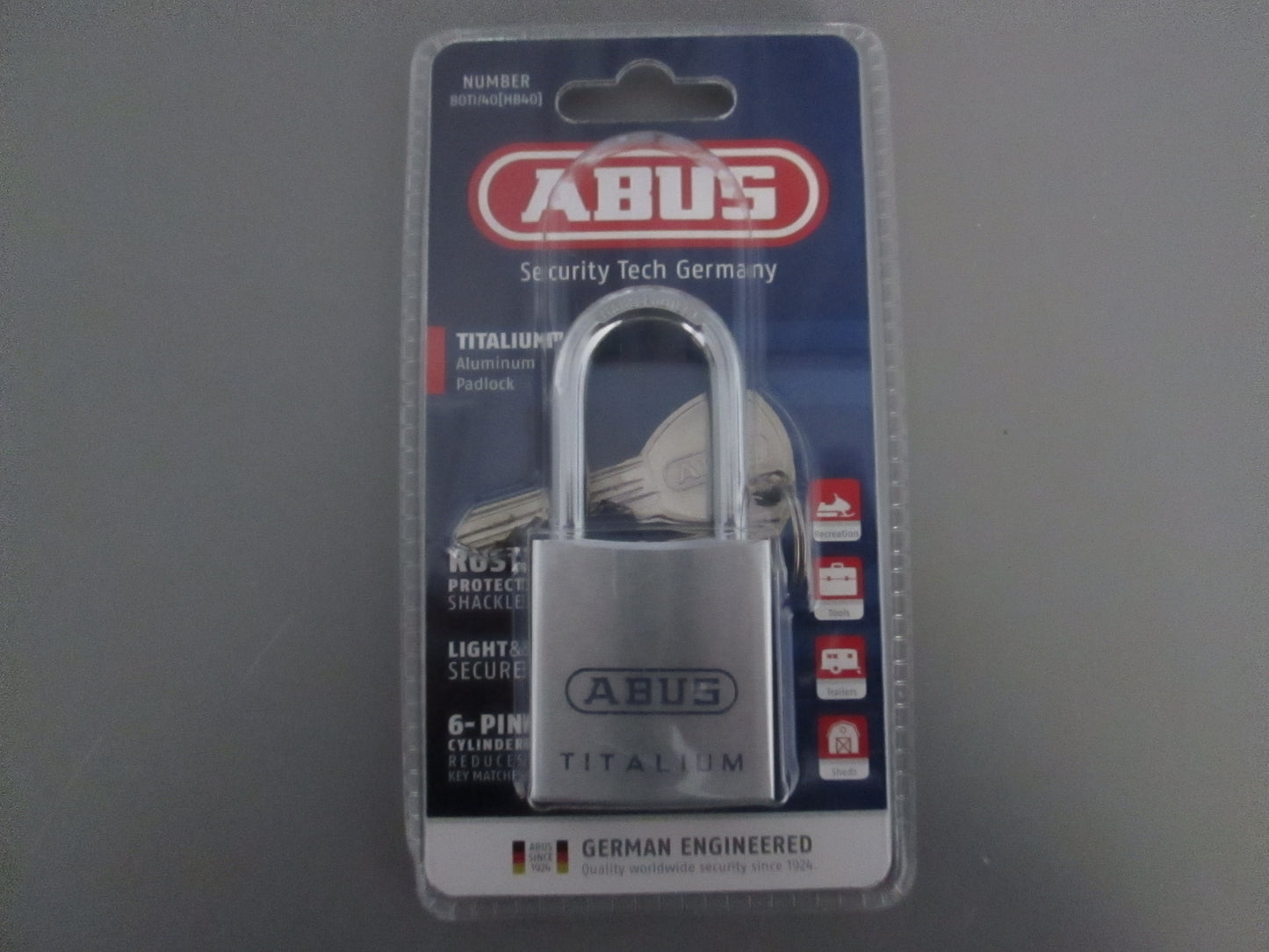 ABUS 80TI Titalium Series