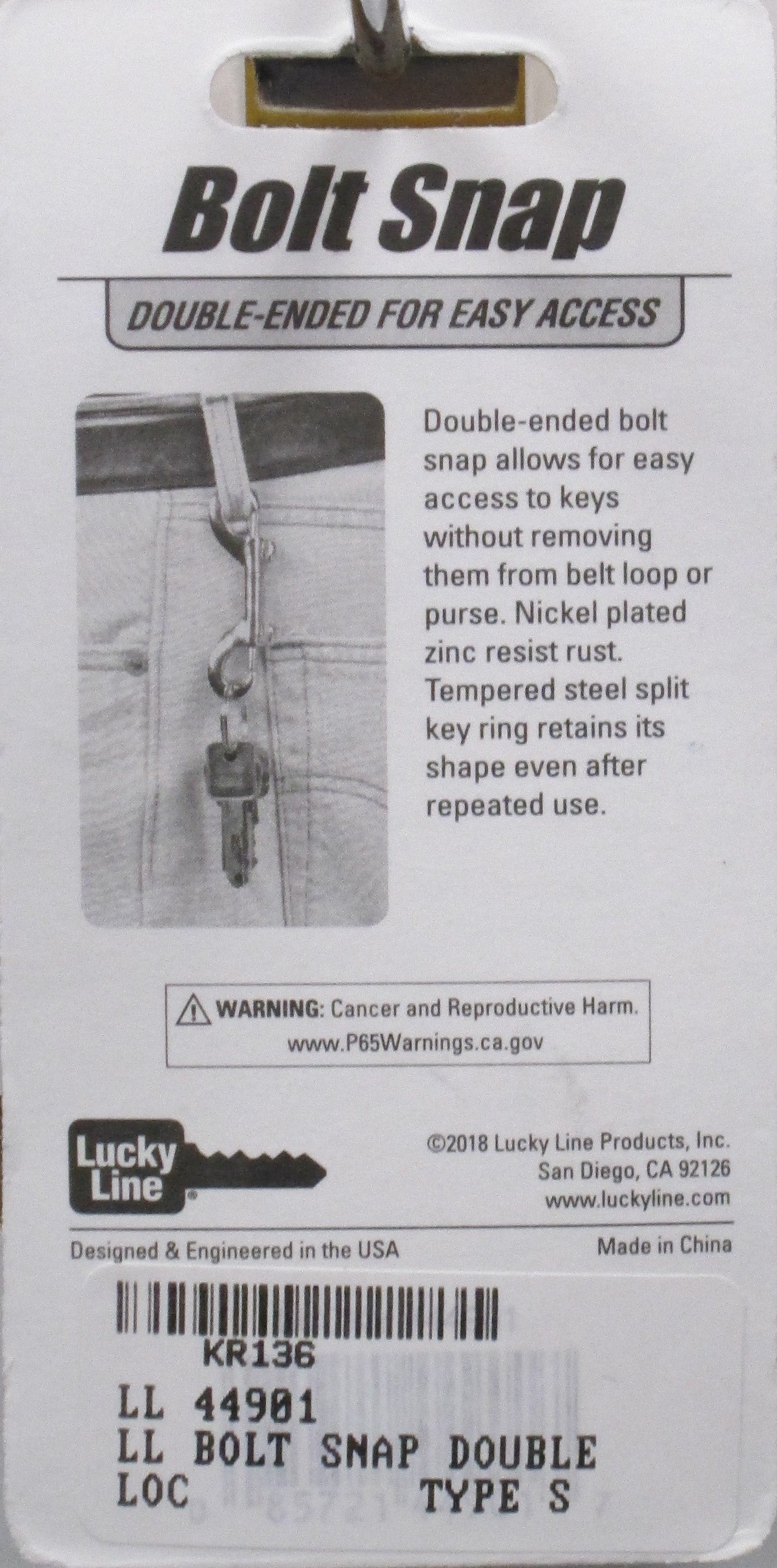 Lucky Line Double Ended Bolt Snap