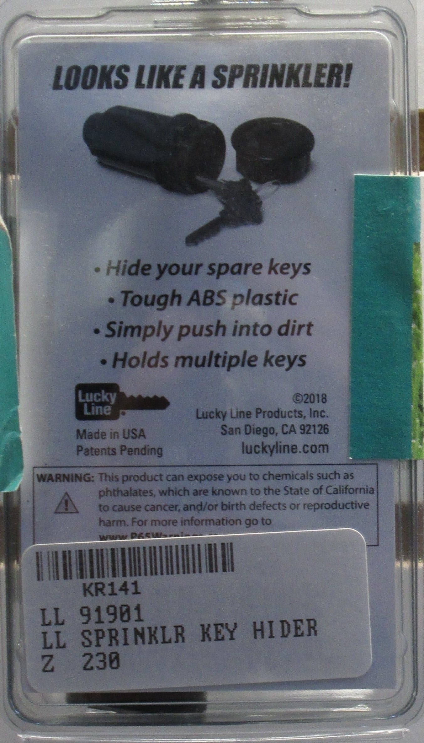 Lucky Line Sprinkler Key Hider