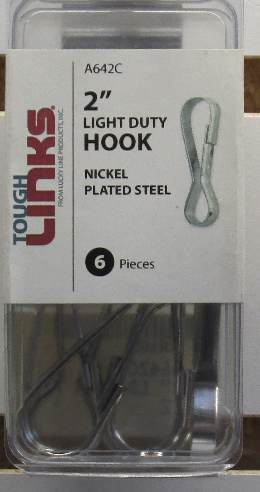 Lucky Line A642 Light Duty Snap Hook 6PACK