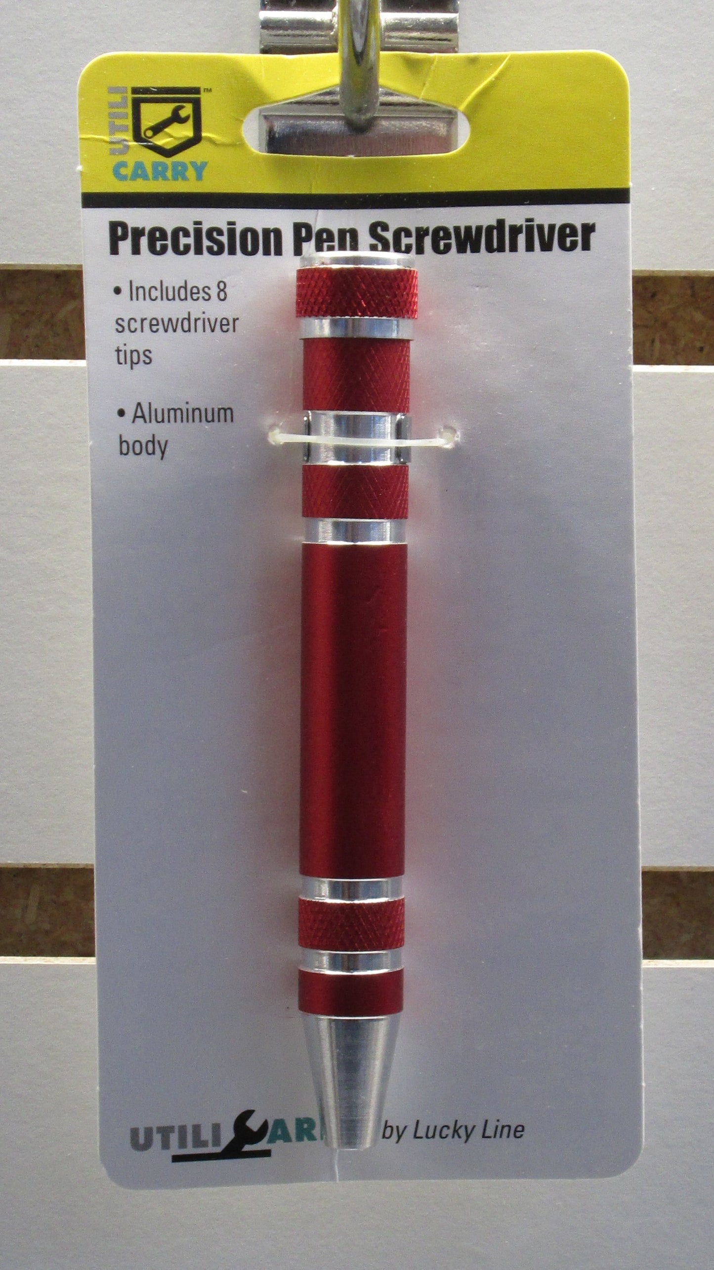 Lucky Line U122 Precision Pen Screw Driver with Assorted Tips