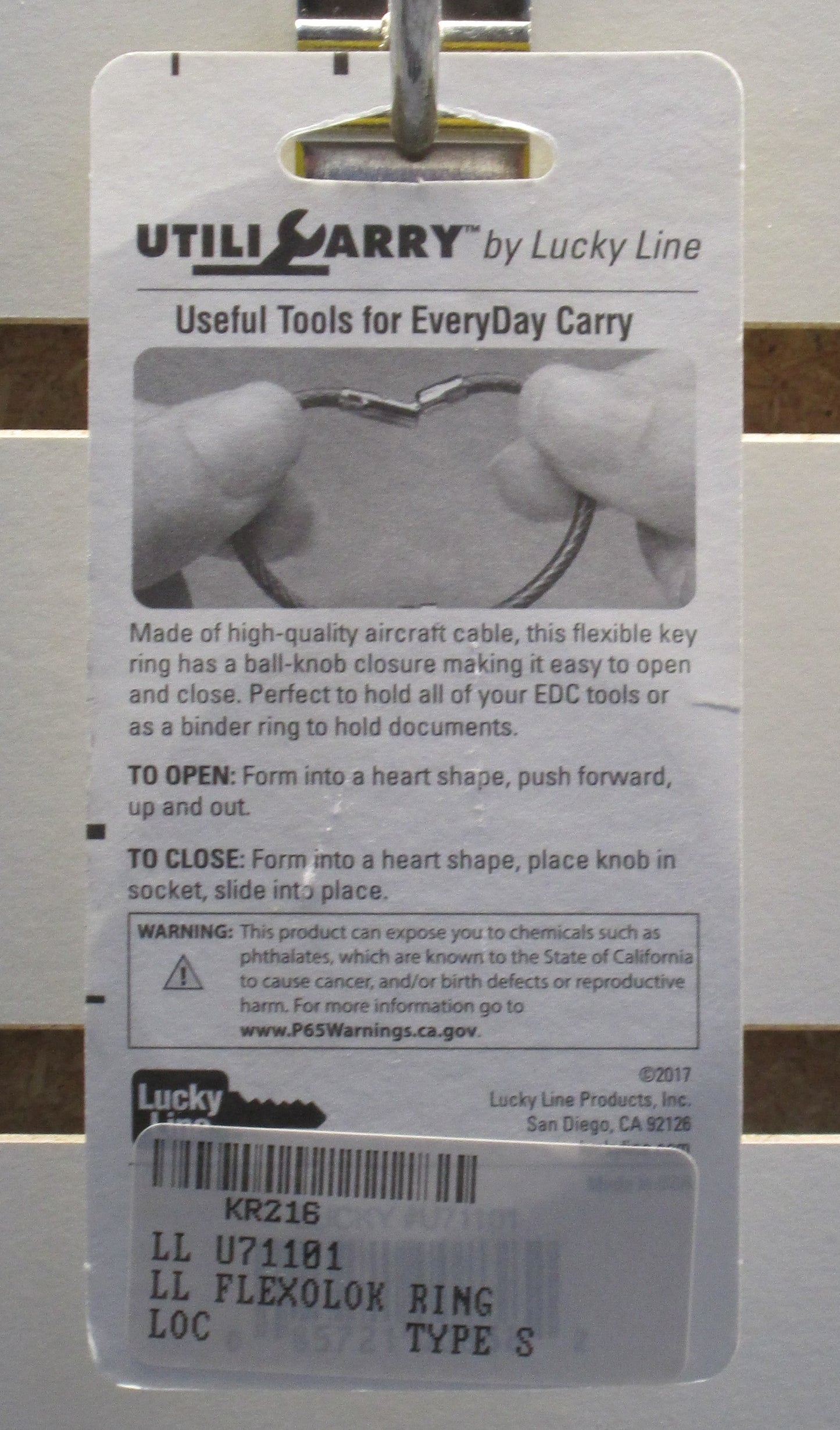 Lucky Line U711 Flex-O-Lock Storage Ring