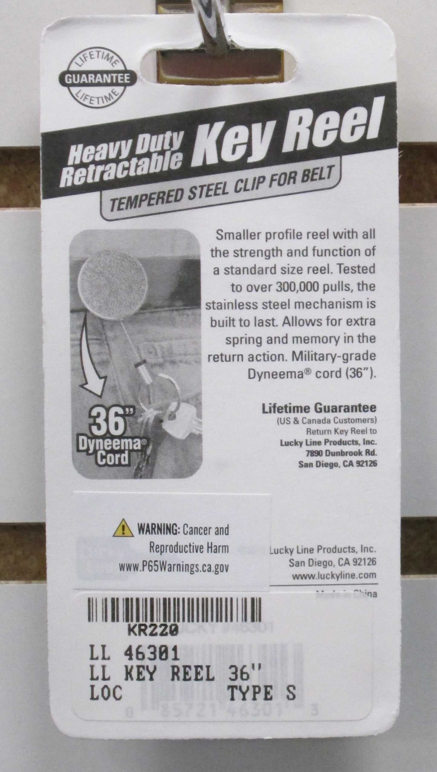 Lucky Line 36 Inch Heavy Duty Reel Stainless Steel