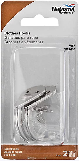 National Hardware 2Pack Coat Hook