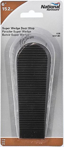 National Hardware Rubber Wedge Door Holder