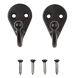 National Hardware Clothes Hook with Ball End 2 PACK