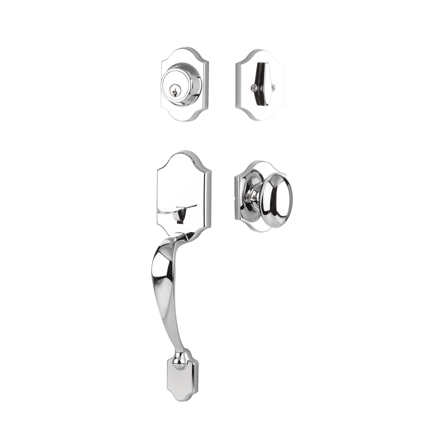 Everly Entry Set with Auburn Knob
