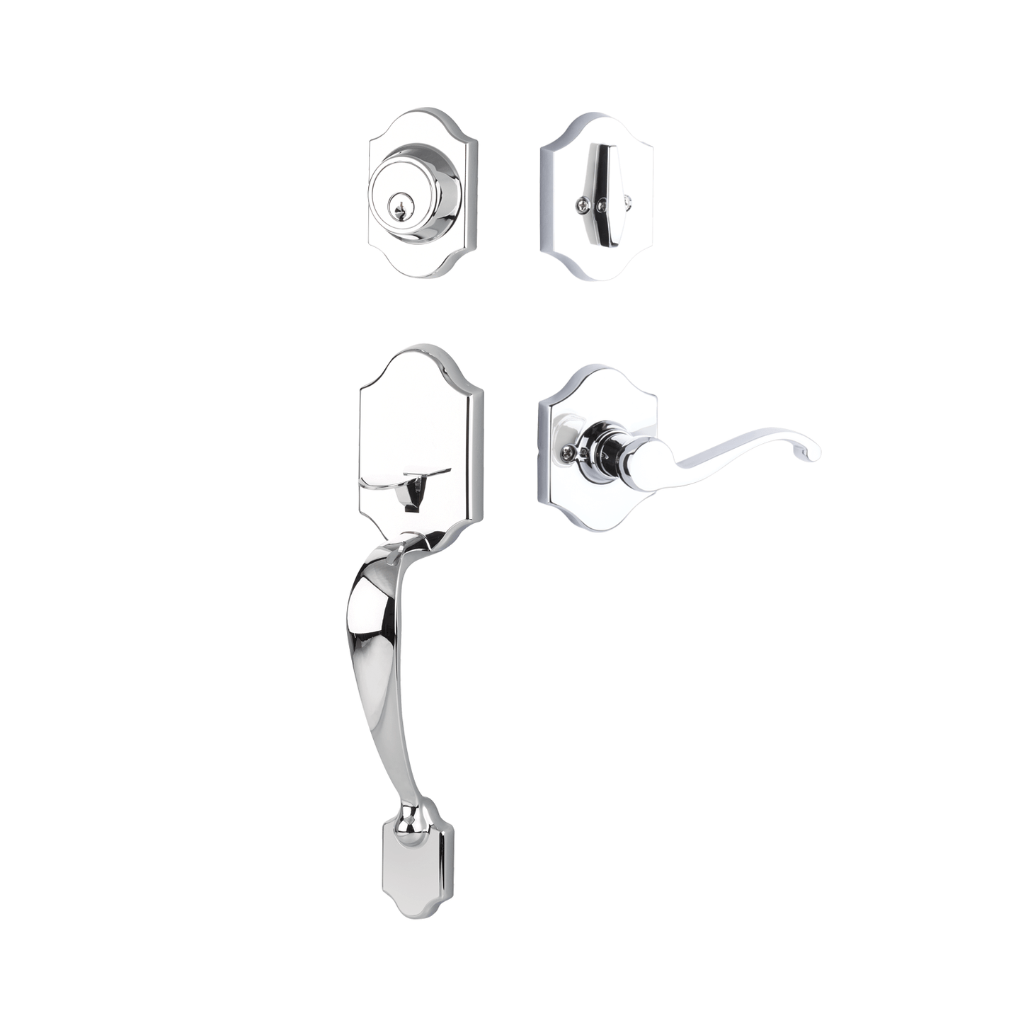 Everly Entry Set with Farmington Lever (Left-Handed)