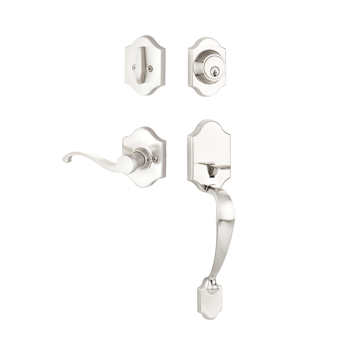 Everly Entry Set with Farmington Lever (Right-Handed)