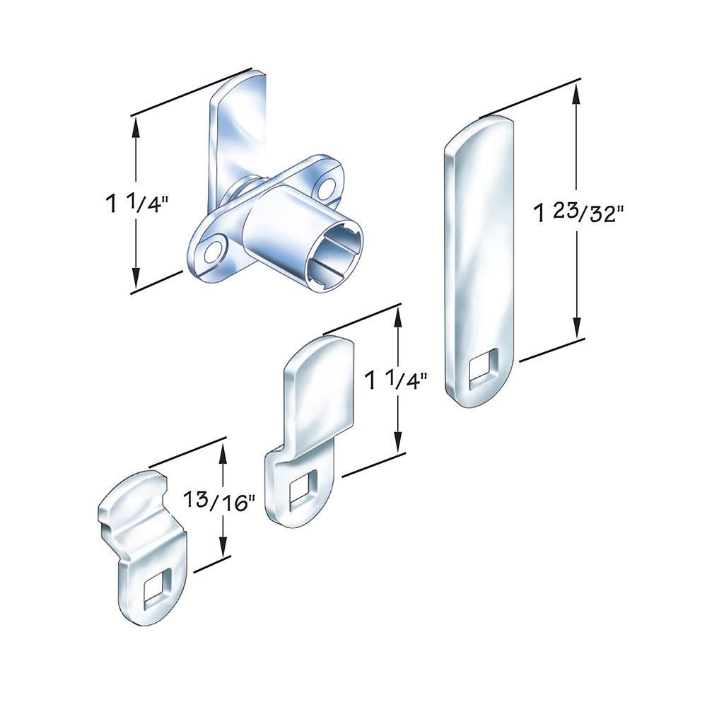 CompX Timberline Cam lock kit – C168CB