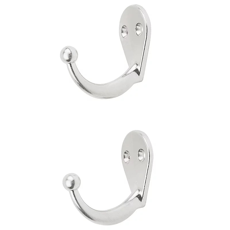 National Hardware Clothes Hook with Ball End 2 PACK