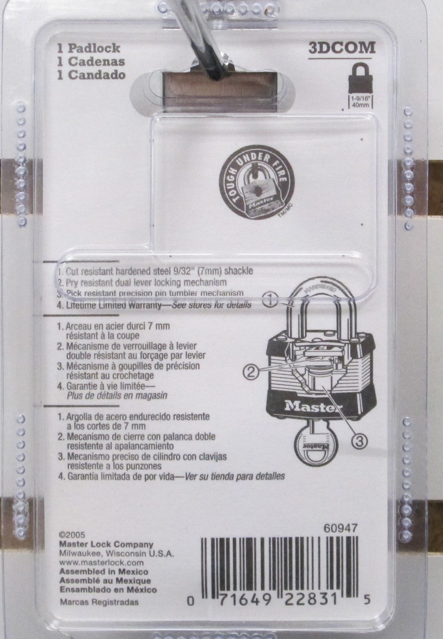 Master Laminated Padlock Model 3