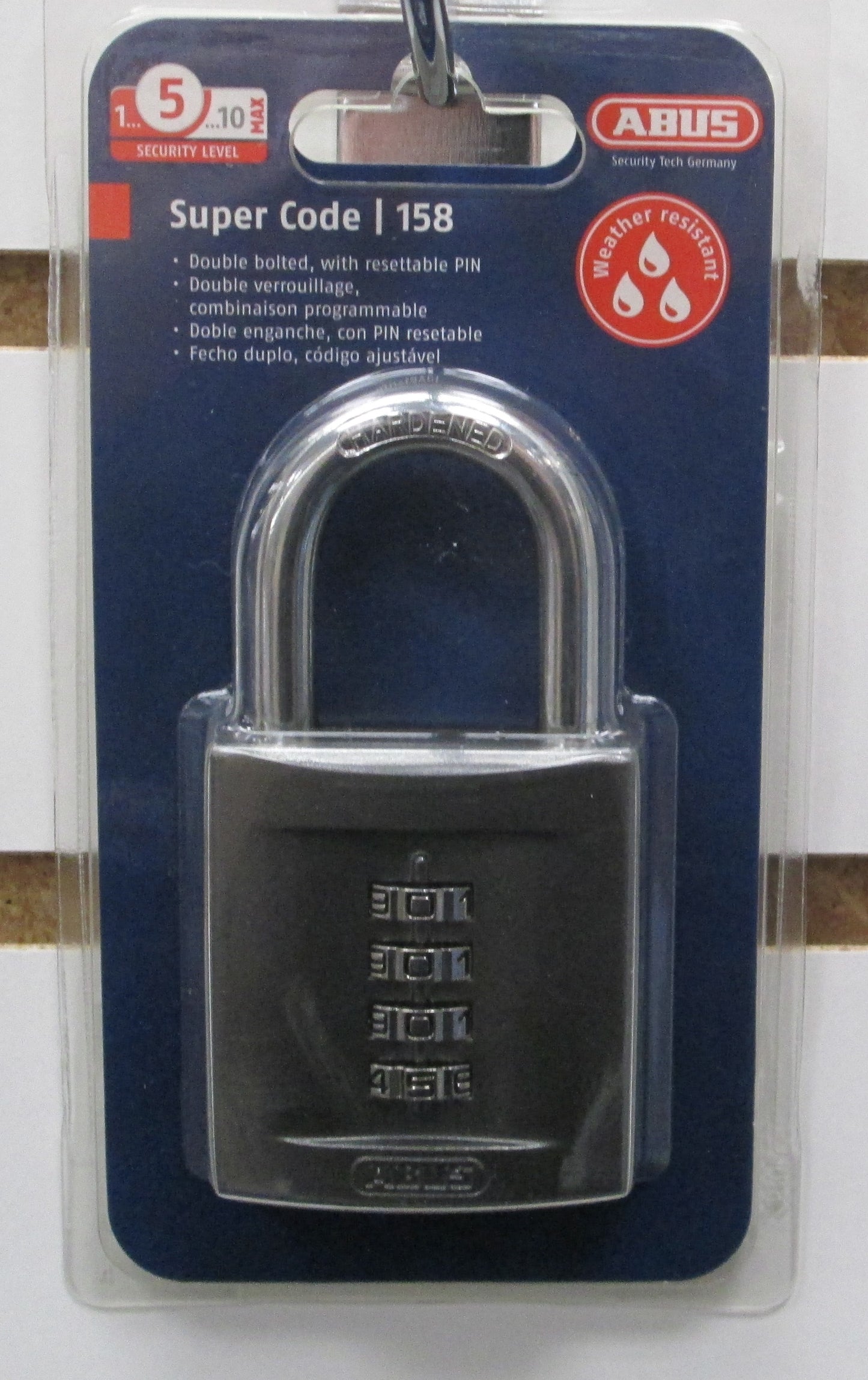 ABUS 158/50 Resettable Padlock