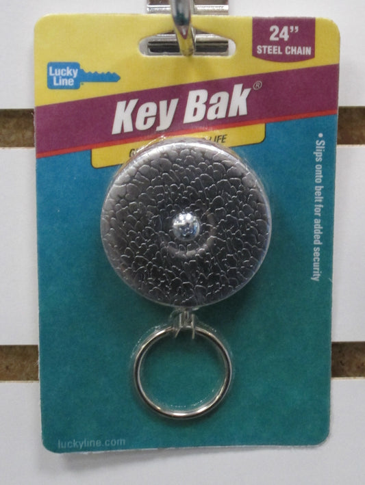 Lucky Line Key-Bak Retractable Key Ring for Belt