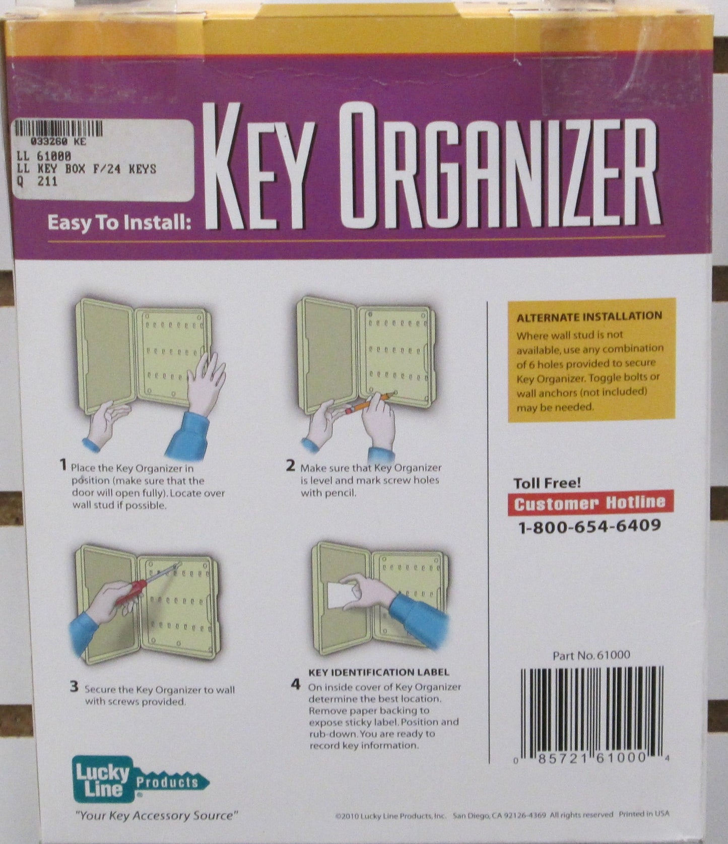Lucky Line Key Box for 24 Keys