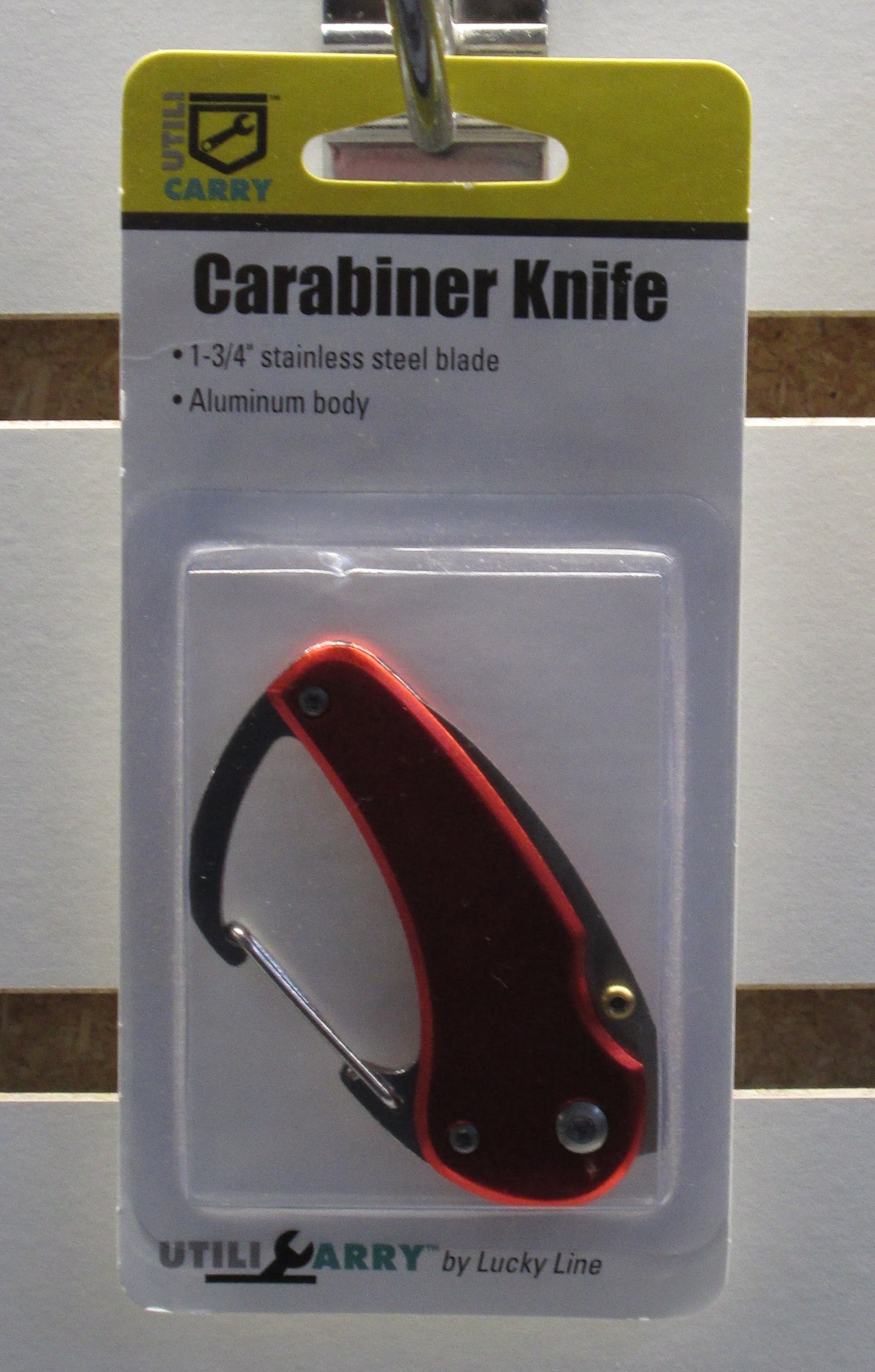 Lucky Line U127 Black Carbiner Knife