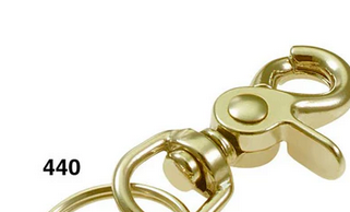 Lucky Line Brass Trigger Snap Belt Clip