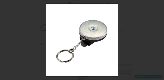 Spinner Key-bak Key Ring with 2 Inch Clip