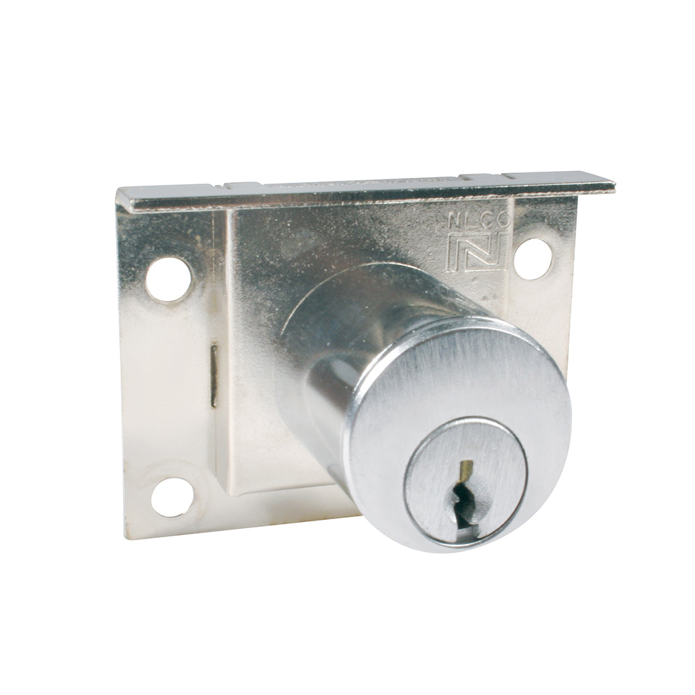 CompX National Pin tumbler half mortised drawer lock, 7/8″ – C8133 Mechanical   Deadbolt, 57/64" mounting hole. Available in multiple finishes and keying options. Part number: C8133