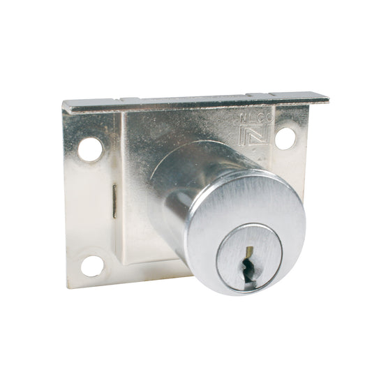 CompX National Pin tumbler half mortised drawer lock, 7/8″ – C8133 Mechanical   Deadbolt, 57/64" mounting hole. Available in multiple finishes and keying options. Part number: C8133