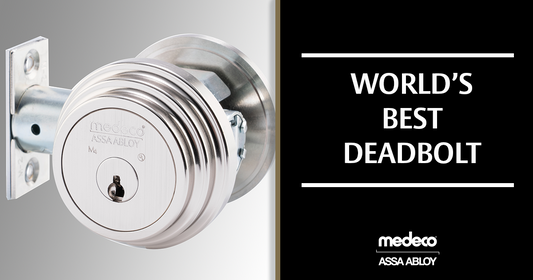 Medeco Double Cylinder Maxum Deadbolt Captive Thumbturn Residential